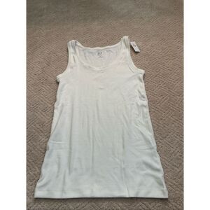 NWT Gap White Modern Tank Top